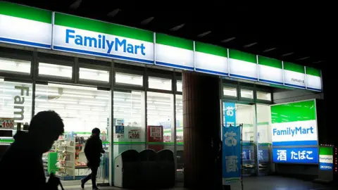 Getty Images A FamilyMart convince store in Tokyo.