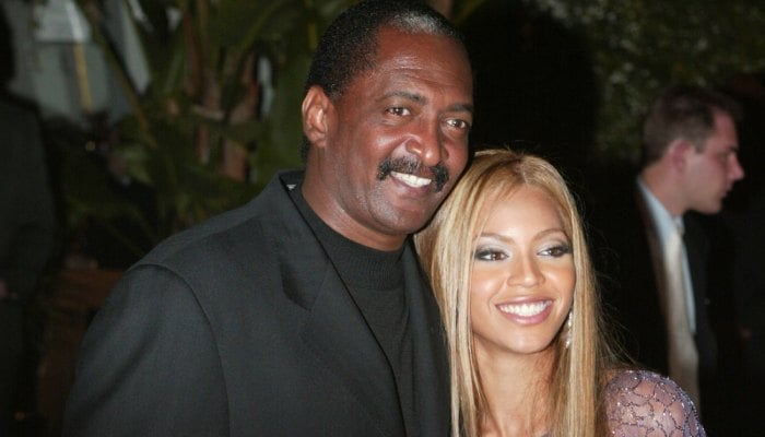 Beyoncé with father Mathew Knowles
